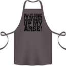 Sell My Barge? Long Narrow Boat Speedboat Cotton Apron 100% Organic Dark Grey