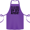 Sell My Barge? Long Narrow Boat Speedboat Cotton Apron 100% Organic Purple