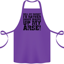 Sell My Barge? Long Narrow Boat Speedboat Cotton Apron 100% Organic Purple