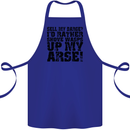 Sell My Barge? Long Narrow Boat Speedboat Cotton Apron 100% Organic Royal Blue