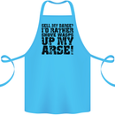 Sell My Barge? Long Narrow Boat Speedboat Cotton Apron 100% Organic Turquoise