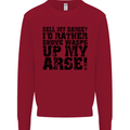 Sell My Barge? Long Narrow Boat Speedboat Mens Sweatshirt Jumper Red