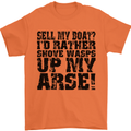 Sell My Boat? Speedboat Yacht Dingy Sailing Mens T-Shirt Cotton Gildan Orange