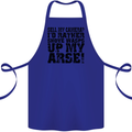Sell My Camera? Photographer Photography Cotton Apron 100% Organic Royal Blue