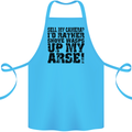 Sell My Camera? Photographer Photography Cotton Apron 100% Organic Turquoise