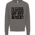 Sell My Camera? Photographer Photography Mens Sweatshirt Jumper Charcoal