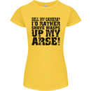 Sell My Camera? Photographer Photography Womens Petite Cut T-Shirt Yellow