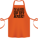 Sell My Canoe? Funny Canoeing Cotton Apron 100% Organic Orange