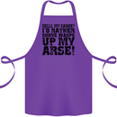 Sell My Canoe? Funny Canoeing Cotton Apron 100% Organic Purple