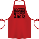 Sell My Canoe? Funny Canoeing Cotton Apron 100% Organic Red