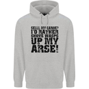 Sell My Canoe? Funny Canoeing Mens 80% Cotton Hoodie Sports Grey