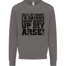 Sell My Canoe? Funny Canoeing Mens Sweatshirt Jumper Charcoal