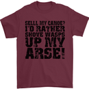 Sell My Canoe? Funny Canoeing Mens T-Shirt Cotton Gildan Maroon