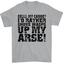 Sell My Canoe? Funny Canoeing Mens T-Shirt Cotton Gildan Sports Grey