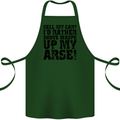 Sell My Car? Funny Classic Sport Enthusiast Cotton Apron 100% Organic Forest Green