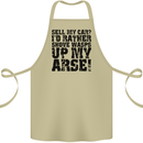 Sell My Car? Funny Classic Sport Enthusiast Cotton Apron 100% Organic Khaki
