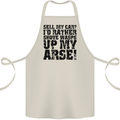 Sell My Car? Funny Classic Sport Enthusiast Cotton Apron 100% Organic Natural
