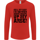 Sell My Car? Funny Classic Sport Enthusiast Mens Long Sleeve T-Shirt Red