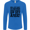 Sell My Car? Funny Classic Sport Enthusiast Mens Long Sleeve T-Shirt Royal Blue