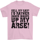 Sell My Car? Funny Classic Sport Enthusiast Mens T-Shirt Cotton Gildan Light Pink