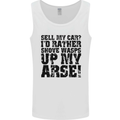 Sell My Car? Funny Classic Sport Enthusiast Mens Vest Tank Top White