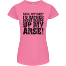 Sell My Car? Funny Classic Sport Enthusiast Womens Petite Cut T-Shirt Azalea