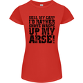 Sell My Car? Funny Classic Sport Enthusiast Womens Petite Cut T-Shirt Red