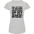 Sell My Car? Funny Classic Sport Enthusiast Womens Petite Cut T-Shirt Sports Grey