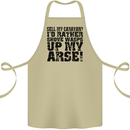 Sell My Caravan? Caravanning Funny Holiday Cotton Apron 100% Organic Khaki