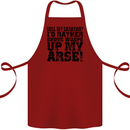 Sell My Caravan? Caravanning Funny Holiday Cotton Apron 100% Organic Maroon