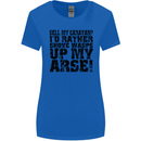 Sell My Caravan? Caravanning Funny Holiday Womens Wider Cut T-Shirt Royal Blue
