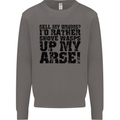 Sell My Drums? Drums Drummer Drumming Mens Sweatshirt Jumper Charcoal
