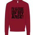 Sell My Drums? Drums Drummer Drumming Mens Sweatshirt Jumper Red