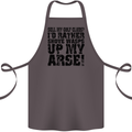 Sell My Golf Clubs? Funny Golfer Golfing Cotton Apron 100% Organic Dark Grey