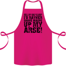 Sell My Golf Clubs? Funny Golfer Golfing Cotton Apron 100% Organic Pink