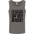 Sell My Golf Clubs? Funny Golfer Golfing Mens Vest Tank Top Charcoal