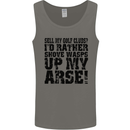 Sell My Golf Clubs? Funny Golfer Golfing Mens Vest Tank Top Charcoal