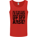 Sell My Golf Clubs? Funny Golfer Golfing Mens Vest Tank Top Red