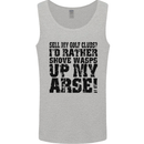 Sell My Golf Clubs? Funny Golfer Golfing Mens Vest Tank Top Sports Grey