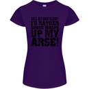 Sell My Golf Clubs? Funny Golfer Golfing Womens Petite Cut T-Shirt Purple