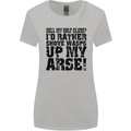 Sell My Golf Clubs? Funny Golfer Golfing Womens Wider Cut T-Shirt Sports Grey
