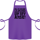 Sell My Guitars? Guitar Guitarist Funny Cotton Apron 100% Organic Purple