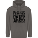 Sell My Kayak? Funny Kayaking Mens 80% Cotton Hoodie Charcoal