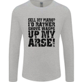 Sell My Piano? Funny Pianist Player Music Mens Long Sleeve T-Shirt Sports Grey