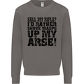 Sell My Rifle? Soldier Farmer Farming Range Mens Sweatshirt Jumper Charcoal