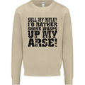 Sell My Rifle? Soldier Farmer Farming Range Mens Sweatshirt Jumper Sand