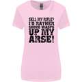 Sell My Rifle? Soldier Farmer Farming Range Womens Wider Cut T-Shirt Light Pink
