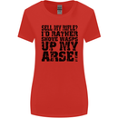 Sell My Rifle? Soldier Farmer Farming Range Womens Wider Cut T-Shirt Red