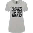 Sell My Rifle? Soldier Farmer Farming Range Womens Wider Cut T-Shirt Sports Grey