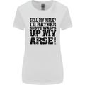Sell My Rifle? Soldier Farmer Farming Range Womens Wider Cut T-Shirt White